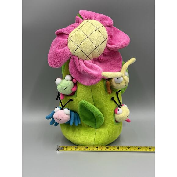 Unipak Plush Flower House Soft Toy with Four Insects Bugs Unipak - Picture 2 of 10